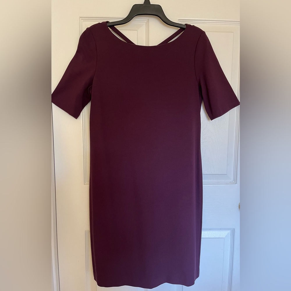 NWOT - Women’s Studio 148 (Lafayette 148 New York) Fall Dress in Burgandy - Sz M